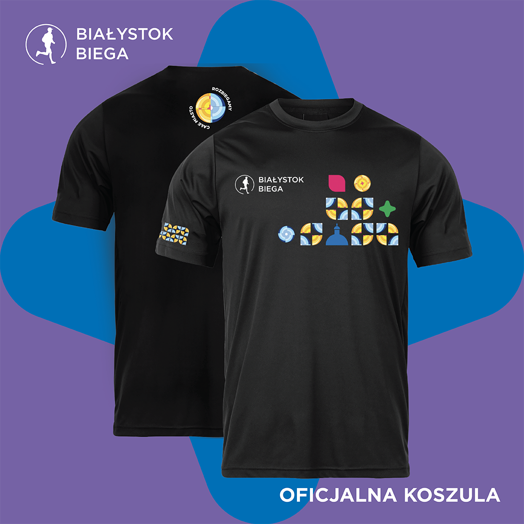 Koszulka techniczna Białystok Biega